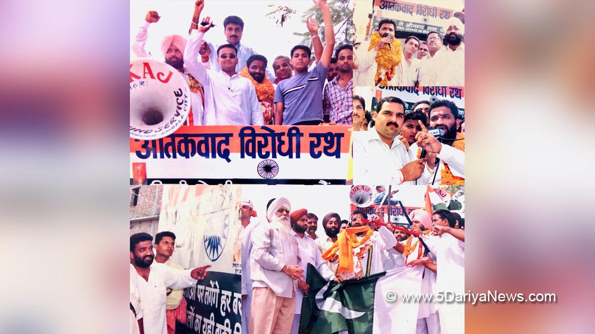 Viresh Shandilya, Anti Terrorist Front India, ATFI, Ambala, Haryana