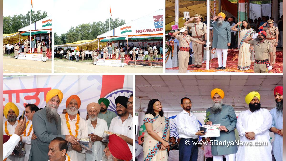 Kultar Singh Sandhwan, AAP, Aam Aadmi Party, AAP Punjab, Aam Aadmi Party Punjab, Government of Punjab, Punjab Government, Independence Day, Independence Day of India, Independence Day 2023, 77th Independence Day 2023, Independence Day India, Indian Flag, Har Ghar Tiranga, 15 august 2023