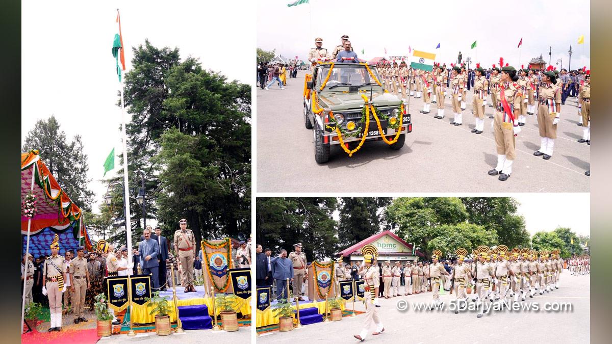 Sukhvinder Singh Sukhu, Himachal Pradesh, Himachal, Congress, Indian National Congress, Himachal Congress, Shimla, Chief Minister of Himachal Pradesh, Independence Day,Independence Day of India,Independence Day 2023,77th Independence Day 2023,Independence Day India,Indian Flag,Har Ghar Tiranga,15 august 2023