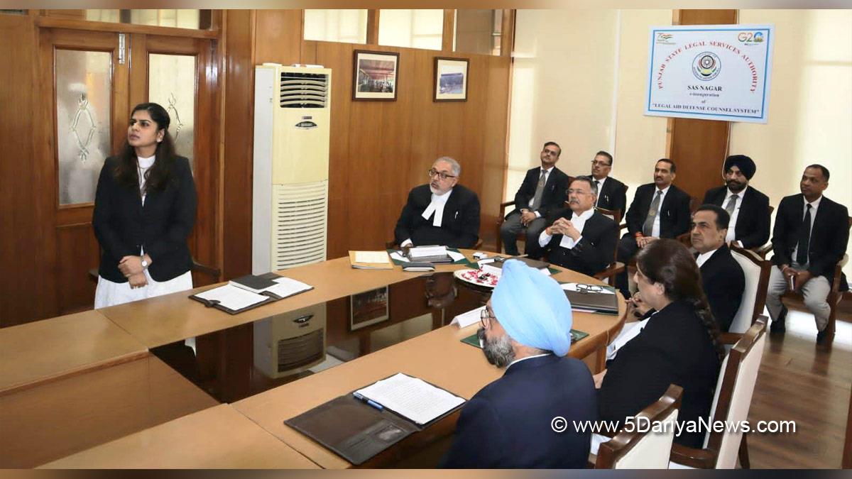 Judiciary, Ravi Shankar Jha, Chief Justice Punjab & Haryana High Court, Punjab State Legal Services Authority 