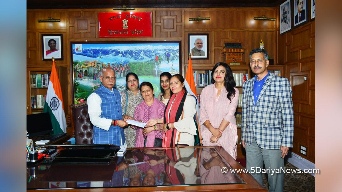 Shiv Pratap Shukla, Himachal Pradesh, Himachal, Bharatiya Janata Party, BJP, BJP Himachal, Shimla, Raj Bhawan, Dr. Kimi Sood, Asha Sharma, Monita, Kirti, Monika