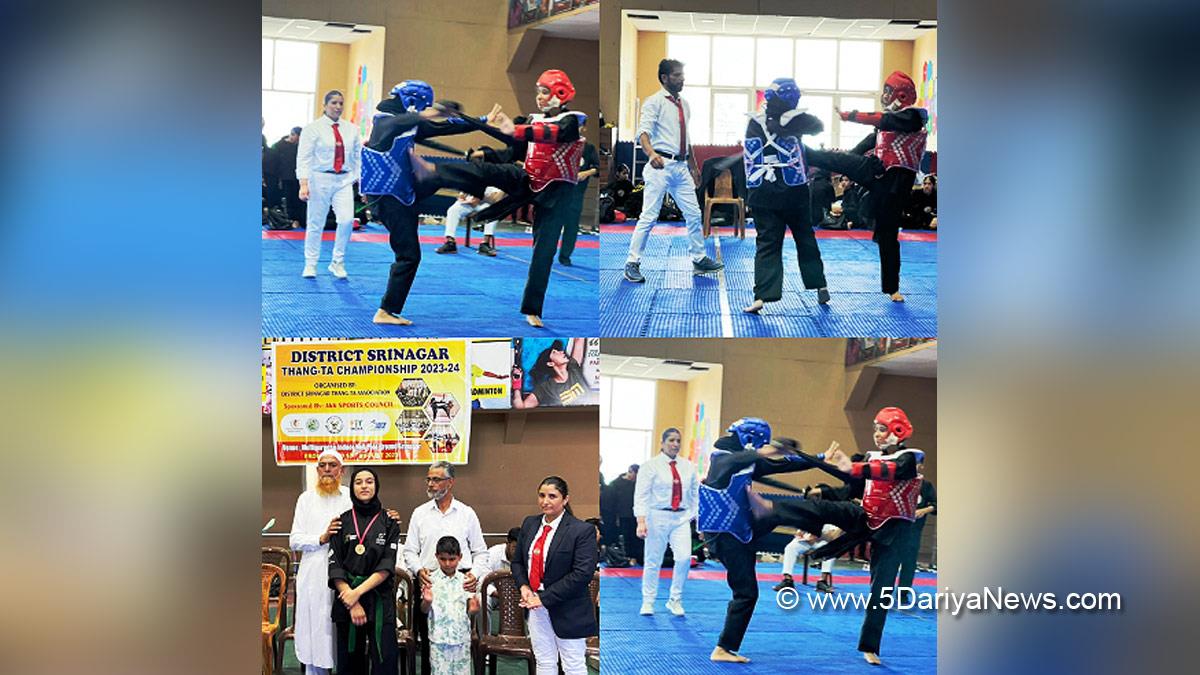Sports News, Thang-Ta Association, Srinagar, Kashmir, Jammu And Kashmir, Jammu & Kashmir,J&K Sports Council 