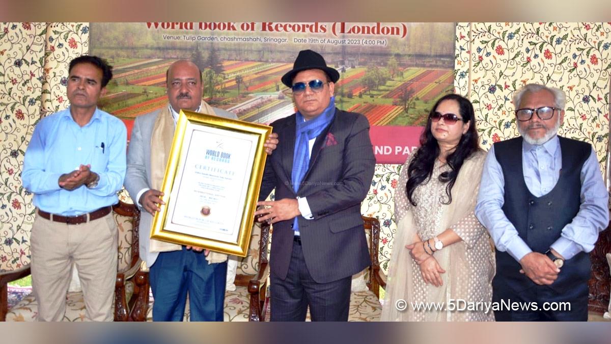 Tulip Garden, Srinagar, Kashmir, Jammu And Kashmir, Jammu & Kashmir, J&K Sports Council, Sheikh Fayaz Ahmad