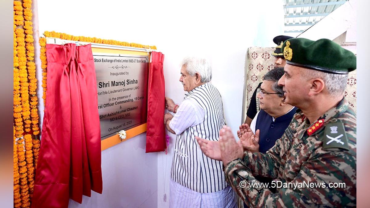 Manoj Sinha, Lieutenant Governor J&K, Raj Bhavan, Jammu, Srinagar, Kashmir, Jammu And Kashmir, Jammu & Kashmir