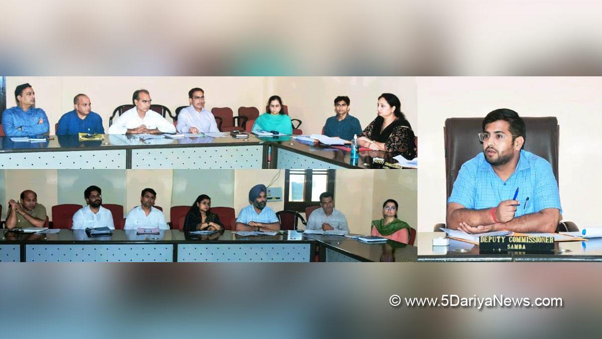 Samba, Deputy Commissioner Samba, Abhishek Sharma, Kashmir, Jammu And Kashmir, Jammu & Kashmir, District Administration Samba