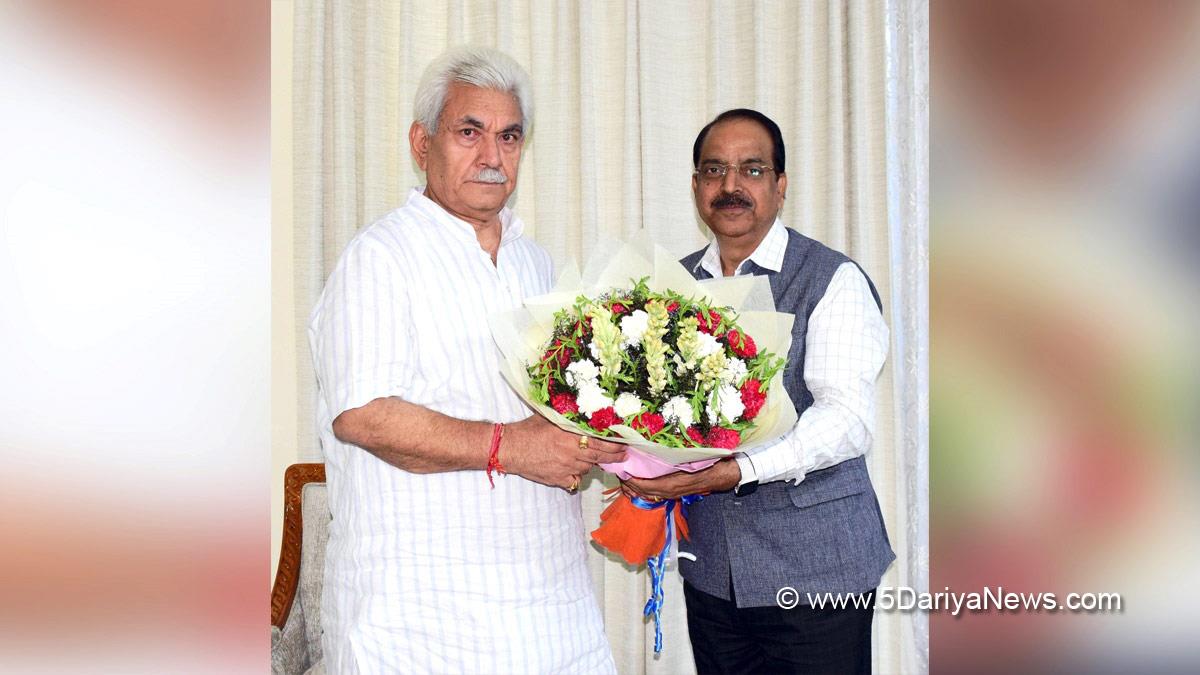 Manoj Sinha, Lieutenant Governor J&K, Raj Bhavan, Jammu, Srinagar, Kashmir, Jammu And Kashmir, Jammu & Kashmir