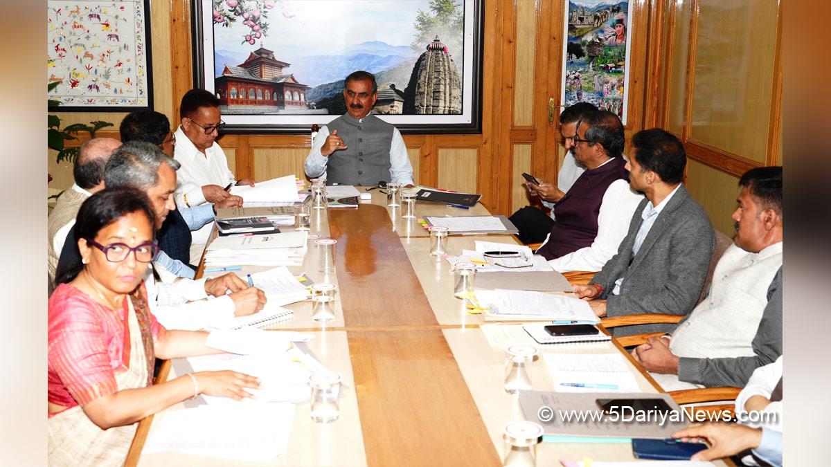 Sukhvinder Singh Sukhu, Himachal Pradesh, Himachal, Congress, Indian National Congress, Himachal Congress, Shimla, Chief Minister of Himachal Pradesh, Chief Secretary Himachal Pradesh, Prabodh Saxena, Himachal Pradesh, Shimla, Chief Secretary Himachal