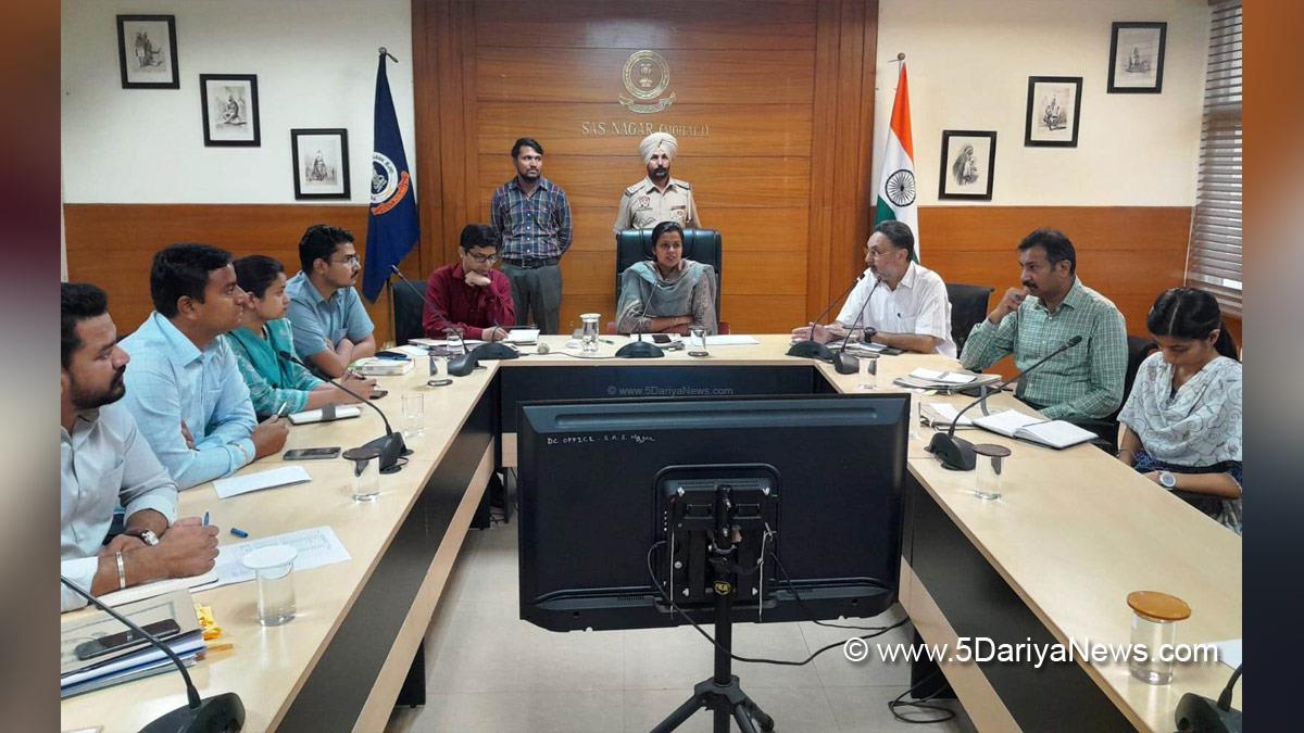 DC Mohali, Aashika Jain, Deputy Commissioner Mohali, S.A.S. Nagar, S.A.S. Nagar Mohali, Mohali, Sahibzada Ajit Singh Nagar