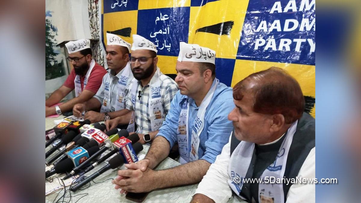 Mudasir Hassan, Pulwama, Jammu And Kashmir, Jammu & Kashmir, AAP J&K, AAP, Aam Aadmi Party