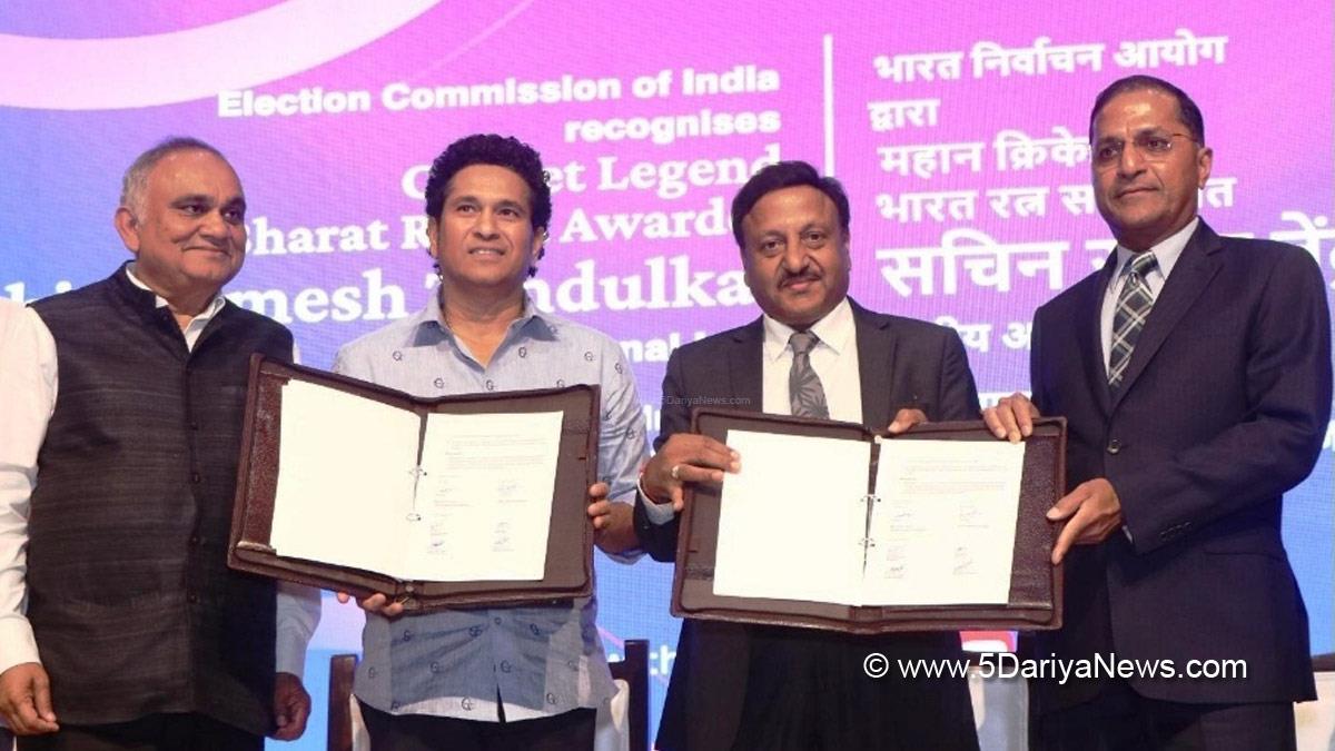 Sachin Tendulkar, Sports News, Cricket, Cricketer, Player, Bowler, Batsman, Rajiv Kumar, Election Commission India, ECI