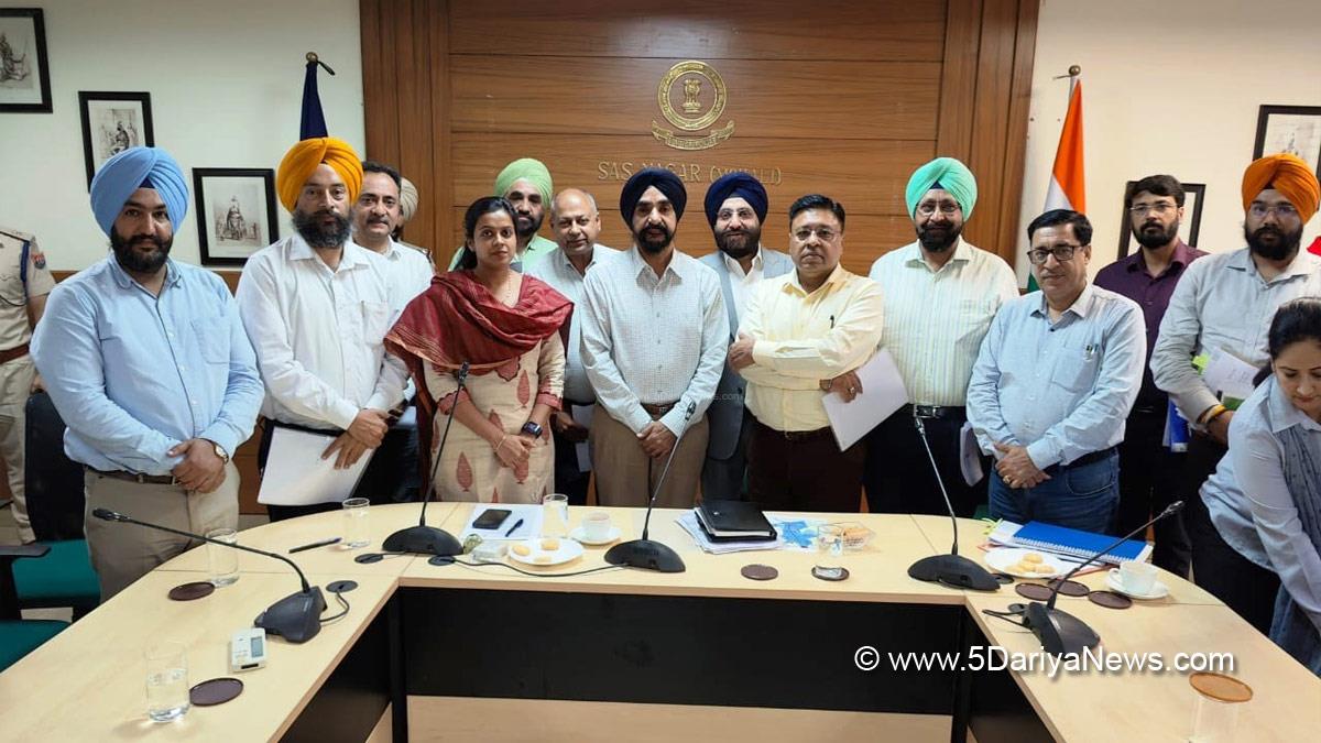 DC Mohali, Aashika Jain, Deputy Commissioner Mohali, S.A.S. Nagar, S.A.S. Nagar Mohali, Mohali, Sahibzada Ajit Singh Nagar, Davinder Pal Singh Kharba, Puneet Goyal 