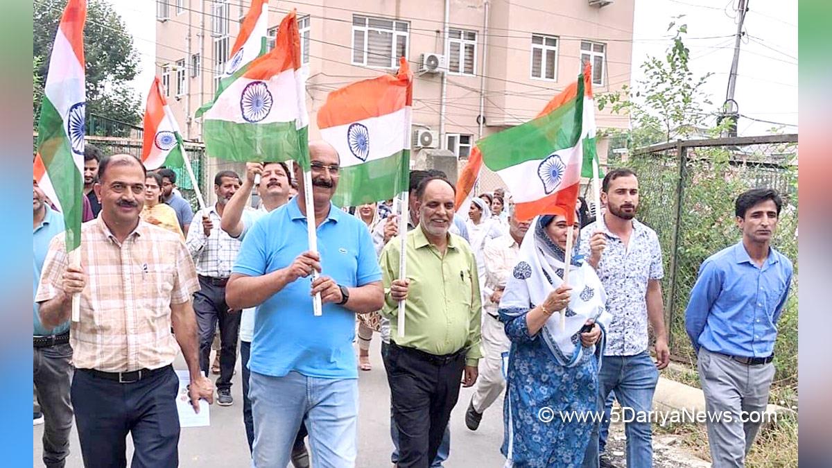 Agriculture, Director Agriculture Kashmir, Chowdhary Mohammad Iqbal, Srinagar, Kashmir, Jammu And Kashmir, Jammu & Kashmir, Kashmir Valley, Meri Maati Mera Desh, Tiranga Rally, Har ghar Tiranga