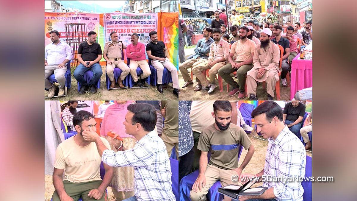 Health, Jammu, Kashmir, Jammu And Kashmir, Jammu & Kashmir, Motor Vehicle Department, MVD