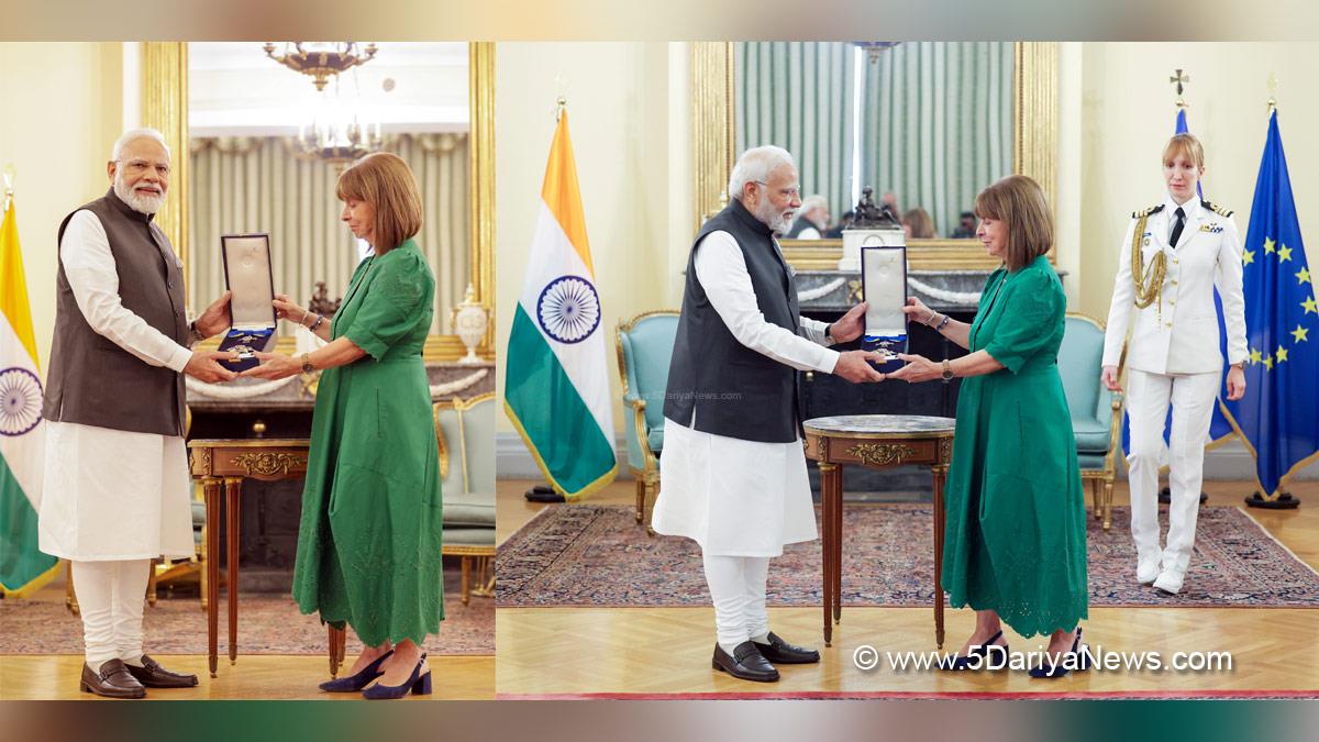 Narendra Modi, Modi, BJP, Bharatiya Janata Party, Prime Minister of India, Prime Minister, Narendra Damodardas Modi, Katerina Sakellaropoulou 