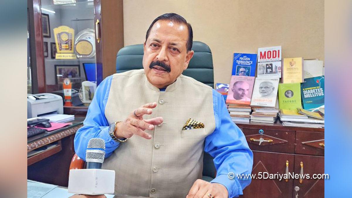 Dr Jitendra Singh, Dr. Jitendra Singh, Bharatiya Janata Party, BJP, Union Earth Sciences Minister