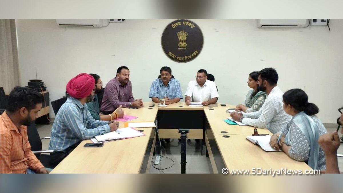 DC SBS Nagar, Navjot Pal Singh Randhawa, Shaheed Bhagat Singh Nagar, Nawanshahr, S.B.S. Nagar, Deputy Commissioner S.B.S. Nagar