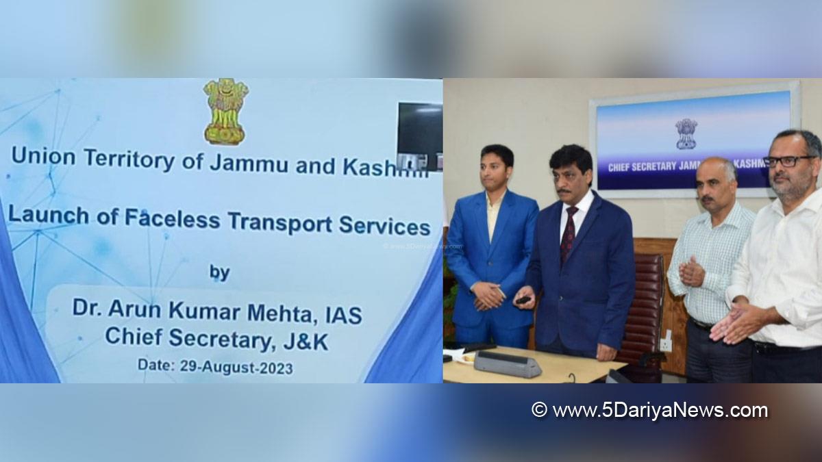 Arun Kumar Mehta, Dr. Arun Kumar Mehta, Kashmir, Jammu And Kashmir, Jammu & Kashmir, Chief Secretary Kashmir