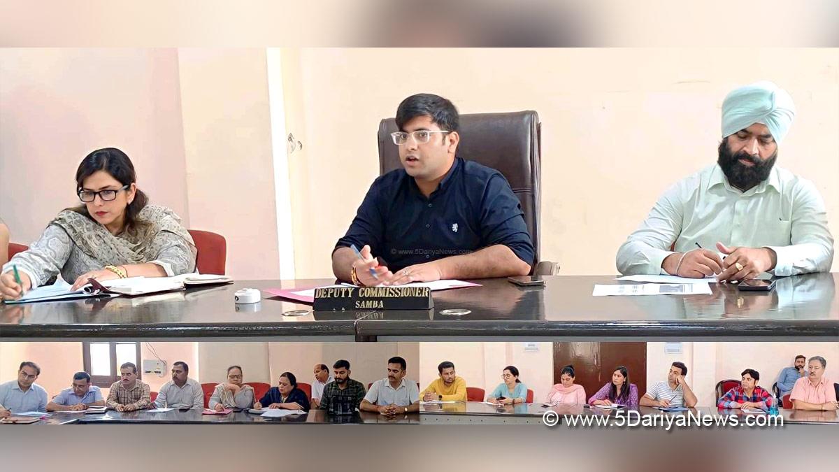 Samba, Deputy Commissioner Samba, Abhishek Sharma, Kashmir, Jammu And Kashmir, Jammu & Kashmir, District Administration Samba