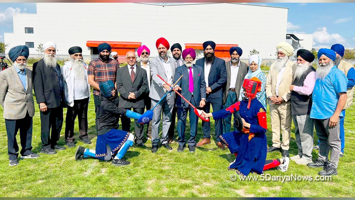 Gatka, Gatka Championship, UK National Gatka Championship, 9th UK National Gatka Championship, Harjeet Singh Grewal, President, World Gatka Federation, World Gatka Federation, Tanmanjeet Singh Dhesi, Sant Balbir Singh Seechewal, AAP, Aam Aadmi Party, Aam Aadmi Party Punjab, AAP Punjab 