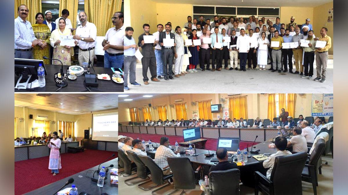  Ramban, Deputy Commissioner Ramban, Mussarat Islam, Mussarat ul-Islam, Kashmir, Jammu And Kashmir, Jammu & Kashmir, District Administration Ramban, Teachers day, Teachers’ Day, Dr. Sarvepalli Radha Krishnan, Dr. Sarvepalli Radhakrishnan, Teachers day 2023