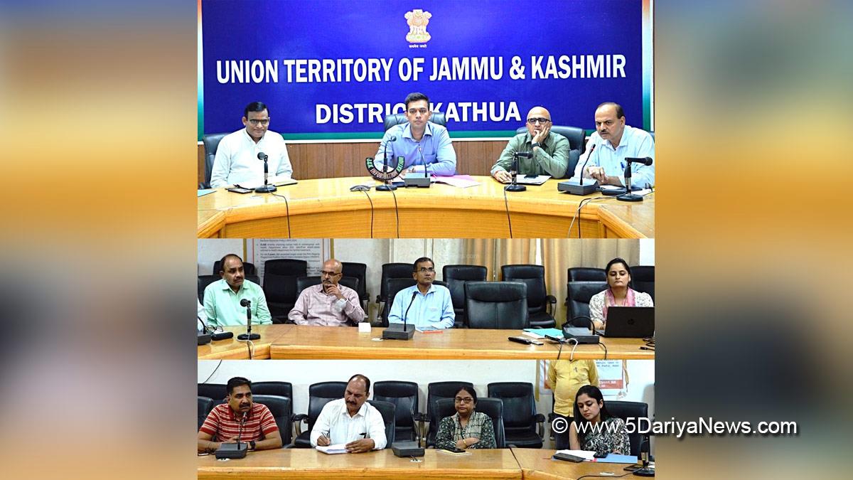 Kathua, DDC Kathua, District Development Commissioner Kathua, Rakesh Minhas, Kashmir, Jammu And Kashmir, Jammu & Kashmir, District Administration Kathua