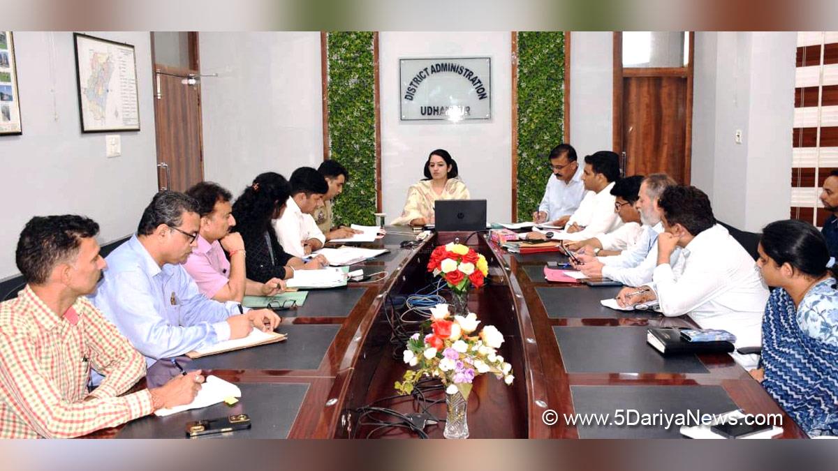 Udhampur, Saloni Rai, DDC Udhampur, District Development Commissioner Udhampur, Kashmir, Jammu And Kashmir, Jammu & Kashmir, District Administration Udhampur, NCORD