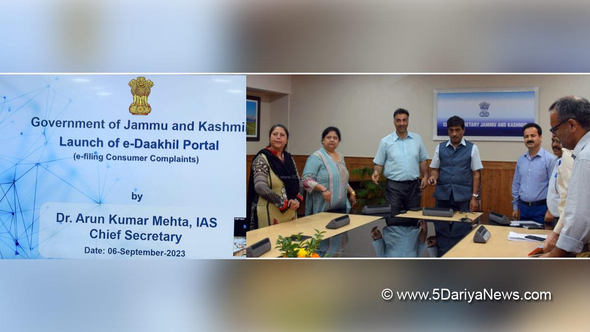Arun Kumar Mehta, Dr. Arun Kumar Mehta, Kashmir, Jammu And Kashmir, Jammu & Kashmir, Chief Secretary Kashmir