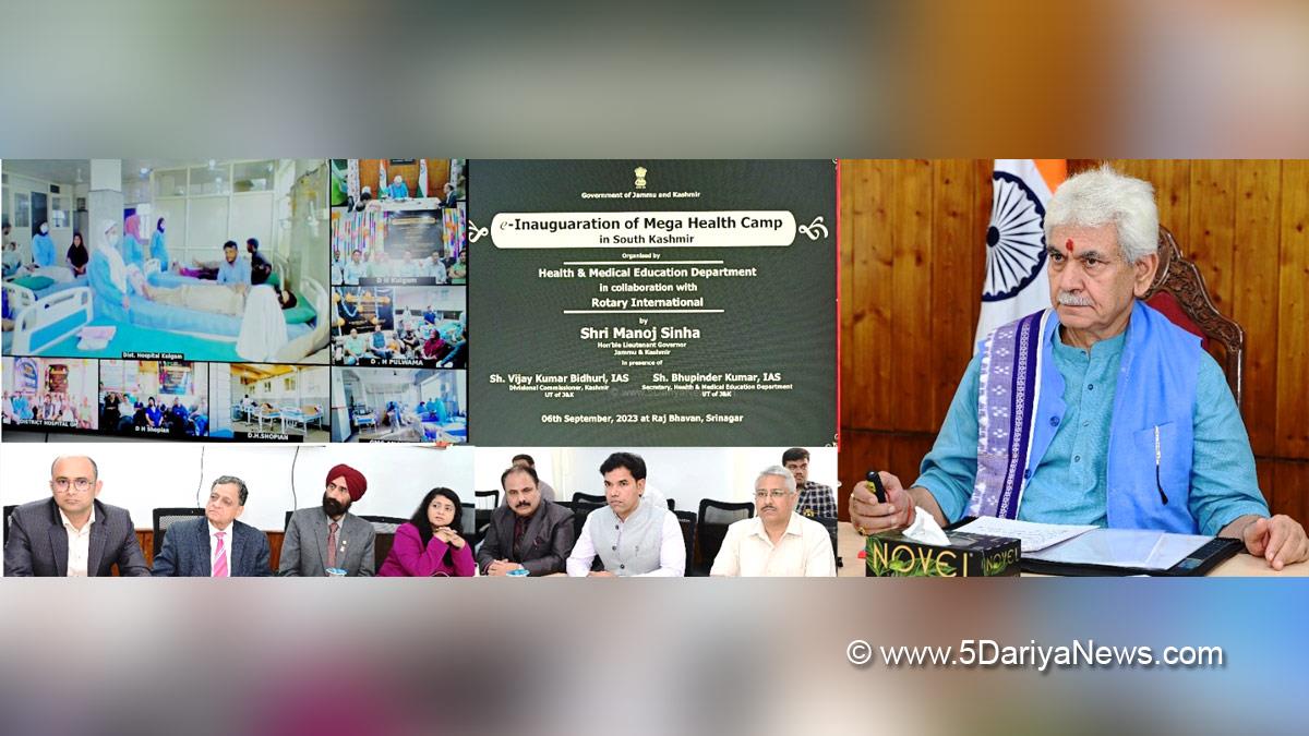 Manoj Sinha, Lieutenant Governor J&K, Raj Bhavan, Jammu, Srinagar, Kashmir, Jammu And Kashmir, Jammu & Kashmir, Shri Mata Vaishno Devi Shrine Board