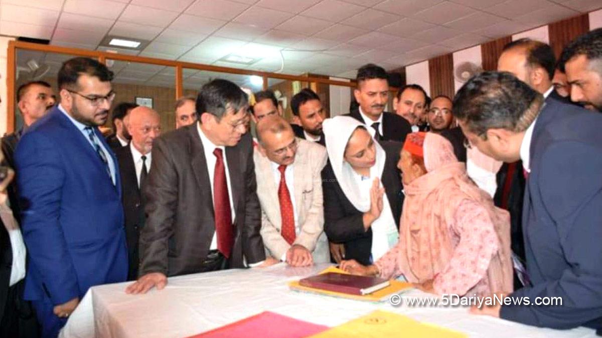 Poonch, Deputy Commissioner Poonch, Yasin M. Choudhary, Yasin Mohammad Choudhary, Kashmir, Jammu And Kashmir, Jammu & Kashmir, District Administration Poonch, N. Kotiswar Singh, Lok Adalat, Judiciary, National Legal Services Authority, J&K State Legal Services Authority, National Lok Adalat, J&K Legal Services Authority