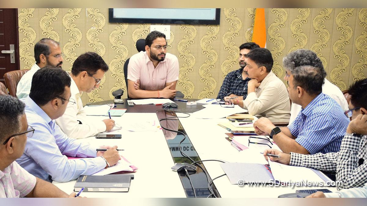 Jammu, Sachin Kumar Vaishay, Sachin Kumar Vaishya, Deputy Commissioner Jammu, Kashmir, Jammu And Kashmir, Jammu & Kashmir, District Administration Jammu