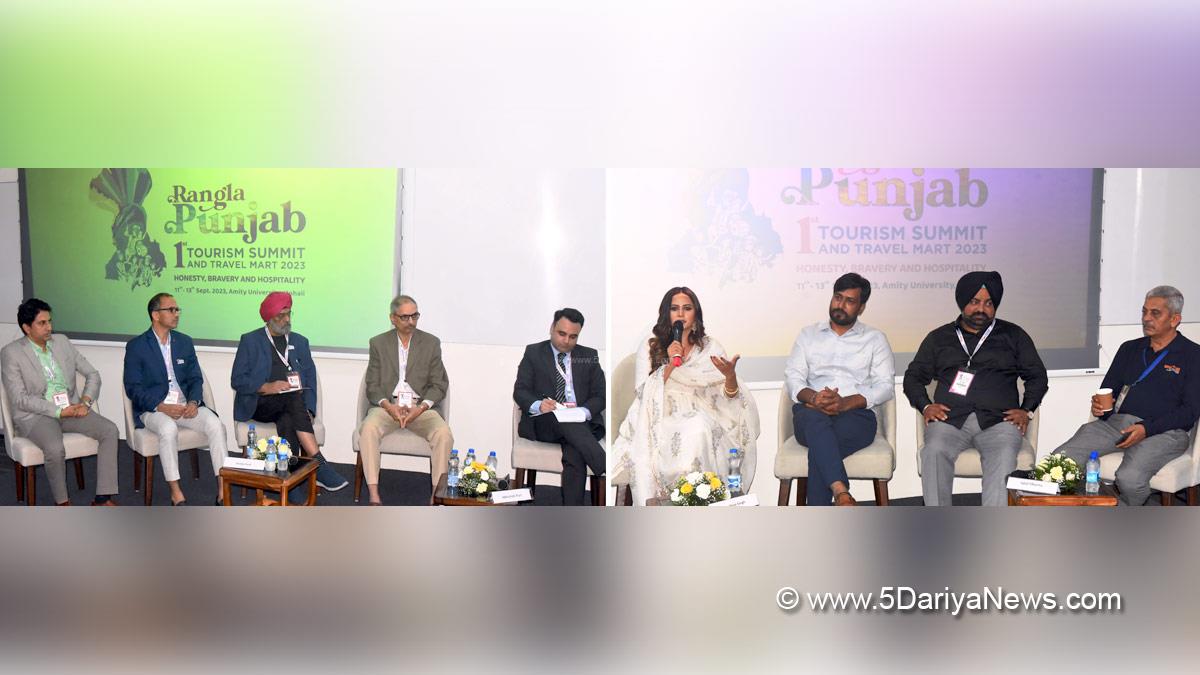 Punjab Tourism Summit, Punjab Tourism Summit 2023, Tourism Summit, Tourism Summit and Travel Mart , S.A.S.Nagar, Mohali, S.A.S. Nagar Mohali, Sahibzada Ajit Singh Nagar, Tourism Summit and Travel Mart 2023, Rangla Punjab, Amity University Mohali, Ramoji Film City, A.V. Rao, Annapurna Studios,Punjab Film City, Mayuresh Kore, Sargun Mehta, Bobby Bedi, Samit Garg