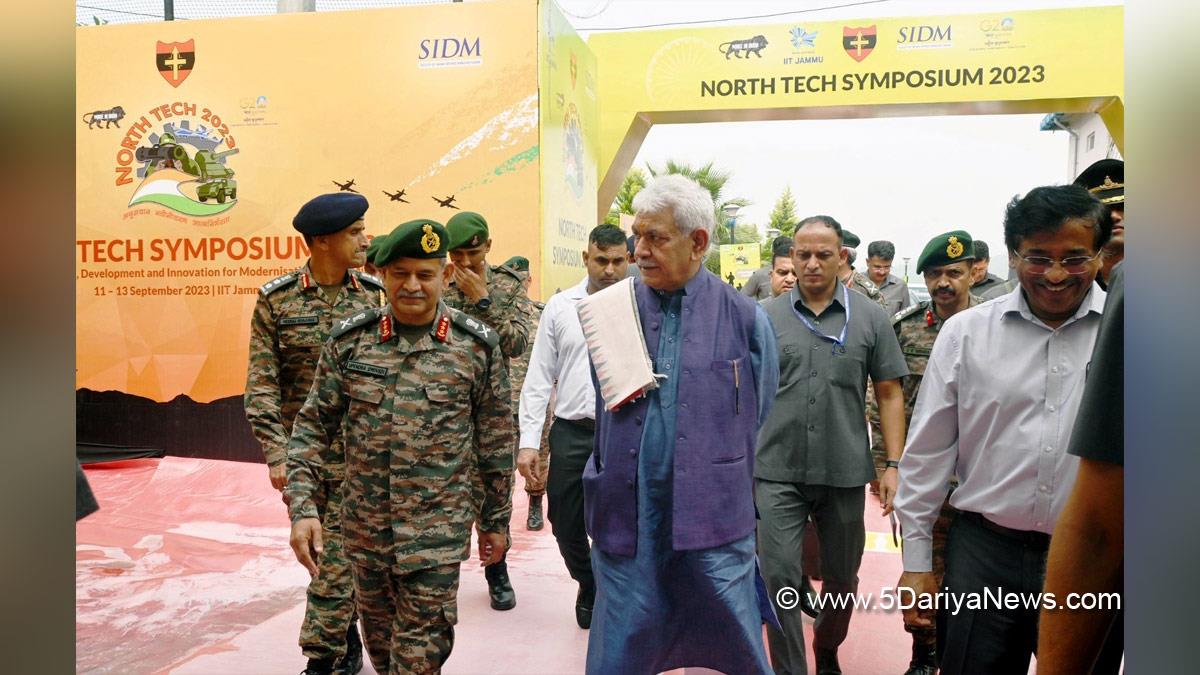 Manoj Sinha, Lieutenant Governor J&K, Raj Bhavan, Jammu, Srinagar, Kashmir, Jammu And Kashmir, Jammu & Kashmir, North Tech Symposium 2023