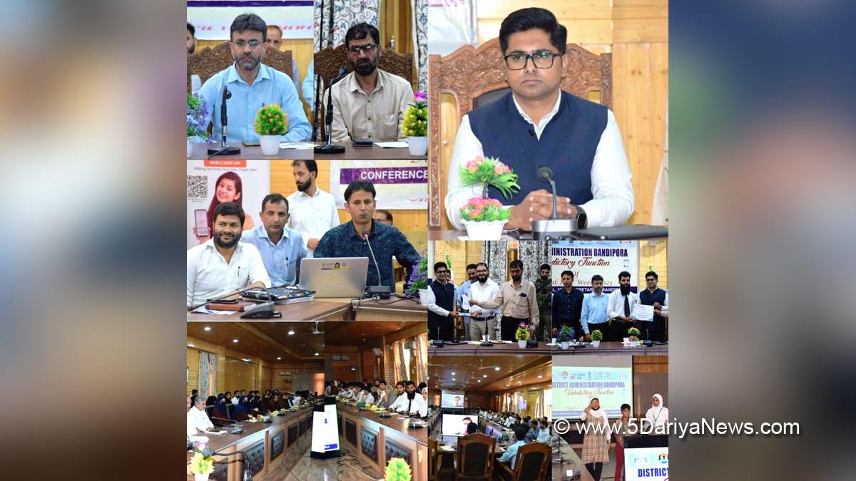 Bandipora, Deputy Commissioner Bandipora, Dr Owais Ahmad, Kashmir, Jammu And Kashmir, Jammu & Kashmir, District Administration Bandipora, Digital Week Celebrations 2023, Digital J&K Week 2023 , Digital J&K Week , Digital Week, Digital India Flagship Programme