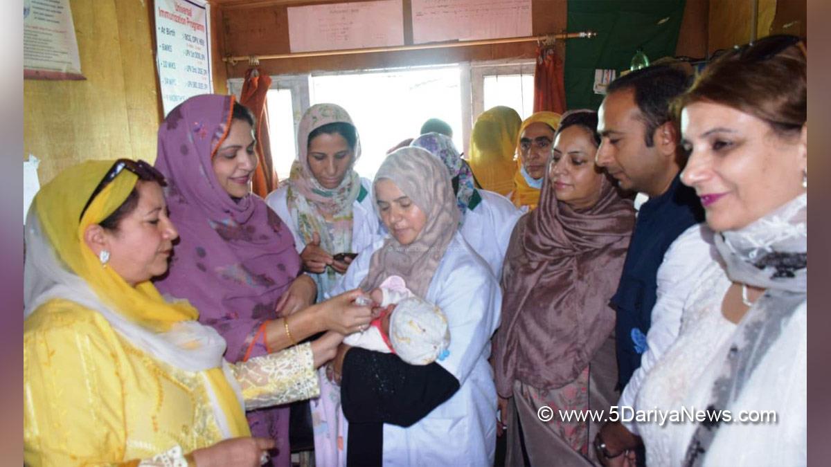 Health, Dr. Tabasum Jabeen, Director Family Welfare, Maternal & Child Health, MCH,& Immunization, Mission Indradhanush 5.0, Measles& Rubella Containing Vaccine, MRCV, Kashmir, Jammu And Kashmir, Jammu & Kashmir