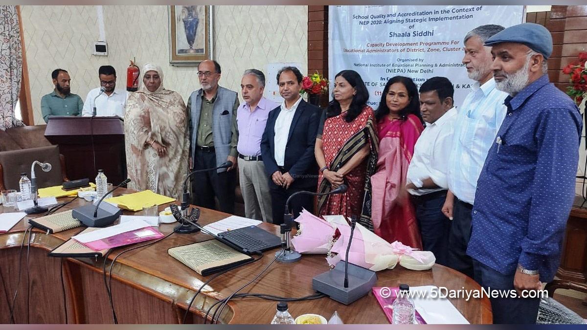 Alok Kumar, Principal Secretary Education, Kashmir, Jammu And Kashmir, Jammu & Kashmir