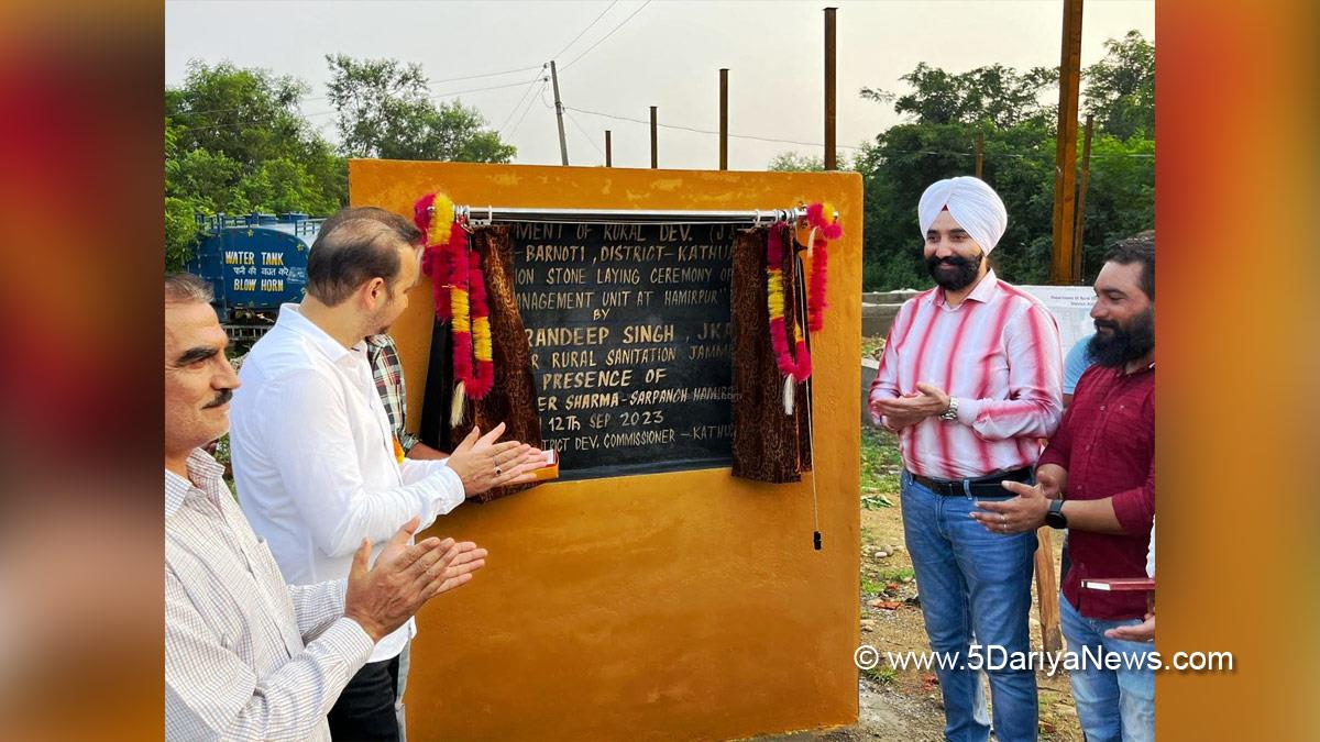 Charandeep Singh, Director Rural Sanitation, Kashmir, Jammu And Kashmir, Jammu & Kashmir