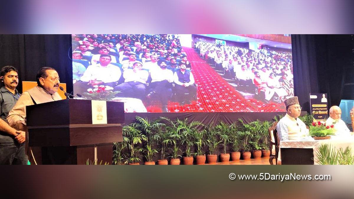 Dr Jitendra Singh, Dr. Jitendra Singh, Bharatiya Janata Party, BJP, Union Earth Sciences Minister