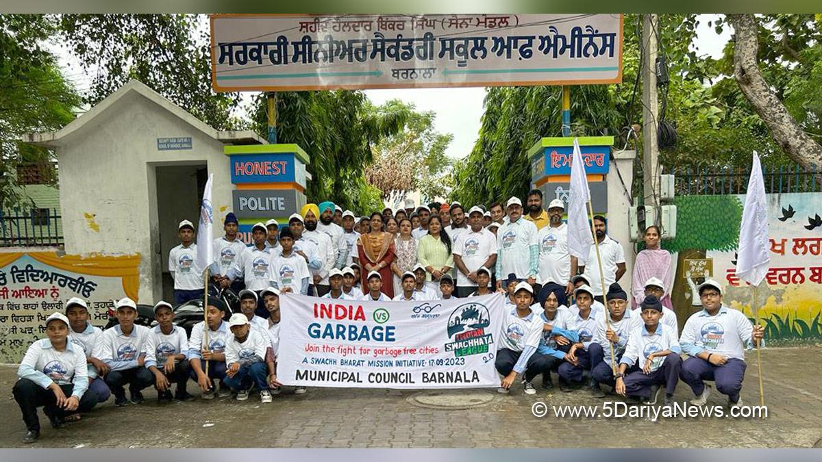 Barnala, Indian Swachhta League 2.0, Swachhta League 2.0, India Vs Garbage, Garbage Free India, Indian Swachhata League, Swachhata Hi Seva, Youth Vs Garbage, Swachh Bharat, Swachh Bharat Mission