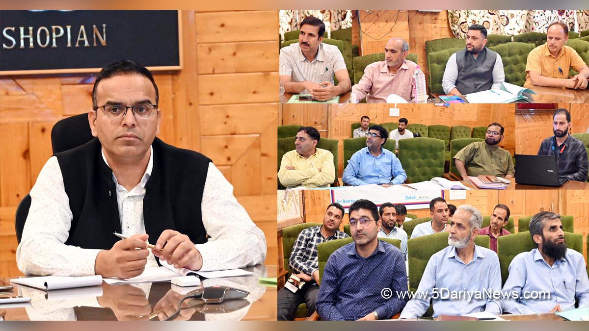 District Level Rural Self-Employment Advisory Committee, DLRAC, Shopian, Dr. Zakir Hussain Faaz, Kashmir, Jammu And Kashmir, Jammu & Kashmir, District Administration Shopian 