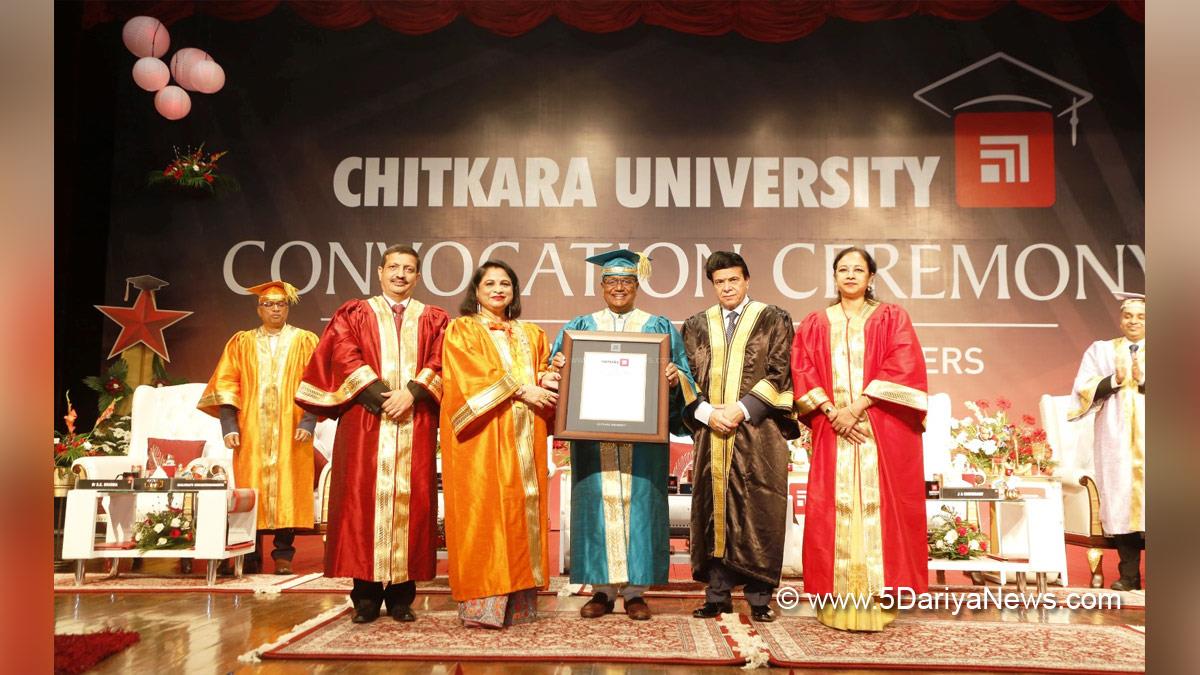 Chitkara University, Banur, Rajpura, Dr. Ashok K Chitkara,Chitkara Business School, Dr. Madhu Chitkara, J A Chowdary