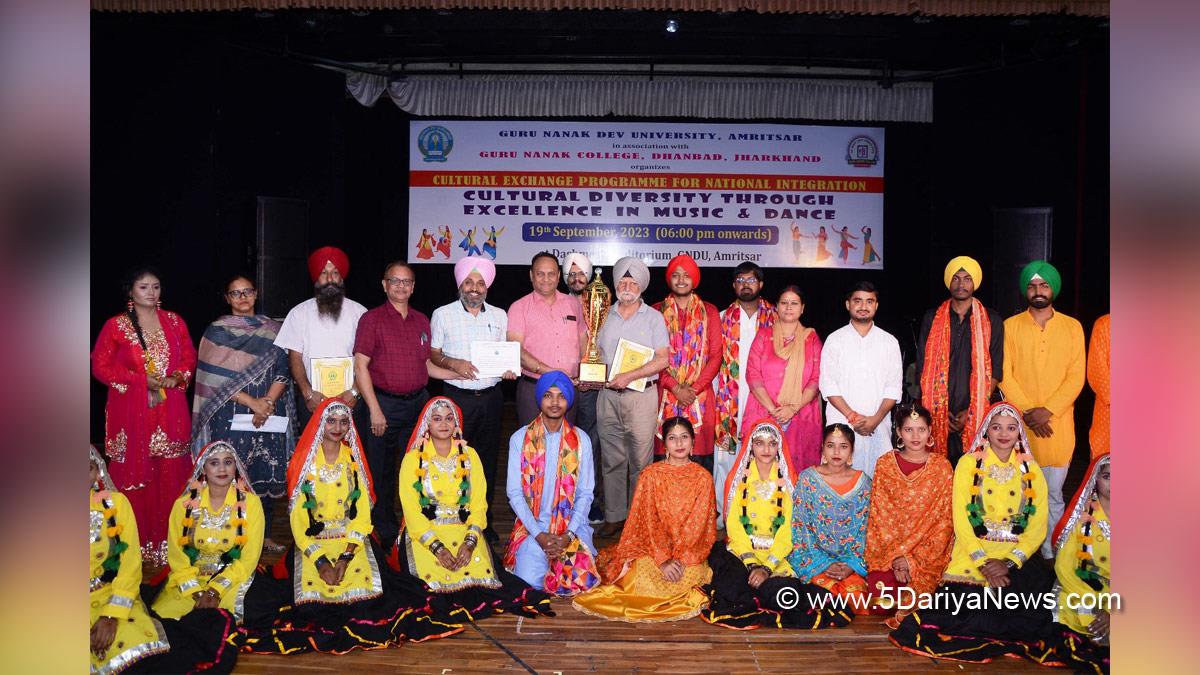 Guru Nanak Dev University Amritsar, Guru Nanak Dev University, Prof. Jaspal Singh Sandhu, GNDU, Amritsar