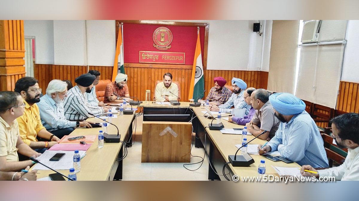 DC Ferozepur, Deputy Commissioner Ferozepur, Ferozepur, Rajesh Dhiman