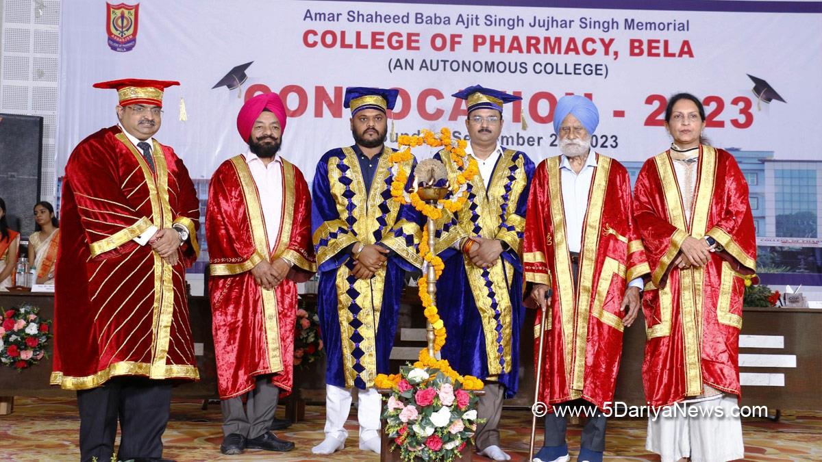 Bela Pharmacy College, Amar Shaheed Baba Ajit Singh Jujhar Singh Memorial College of Pharmacy, Bela,College of Pharmacy BELA