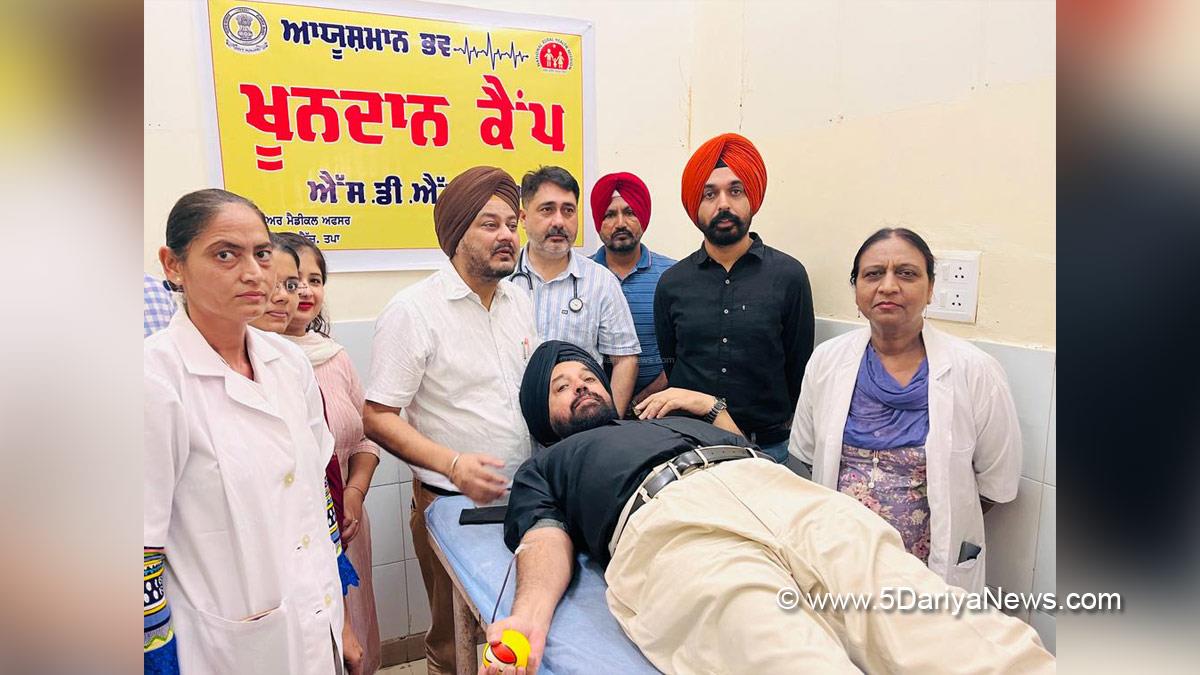 Blood Camp, Blood Donation Camp, Tapa, Barnala