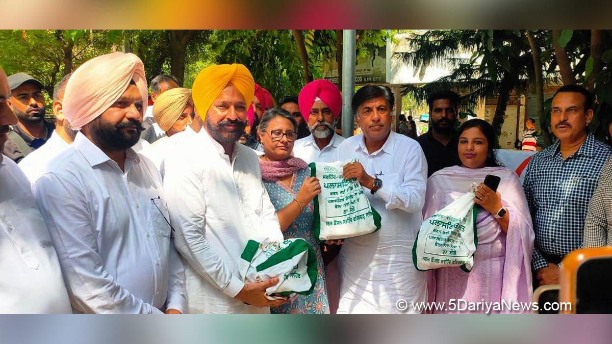 Bram Shanker Jimpa, AAP, Aam Aadmi Party, Aam Aadmi Party Punjab, AAP Punjab, Government of Punjab, Punjab Government, Hoshiarpur, Say No To Plastic