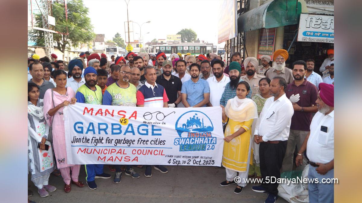 Dr. Vijay Singla, AAP, Aam Aadmi Party, Aam Aadmi Party Punjab, AAP Punjab, Government of Punjab, Punjab Government, DC Mansa, Deputy Commissioner Mansa, Paramveer Singh, Swachhta League 2.0,Swachhta League 2.0,India Vs Garbage,Garbage Free India,Indian Swachhata League,Swachhata Hi Seva,Youth Vs Garbage,Swachh Bharat,Swachh Bharat Mission