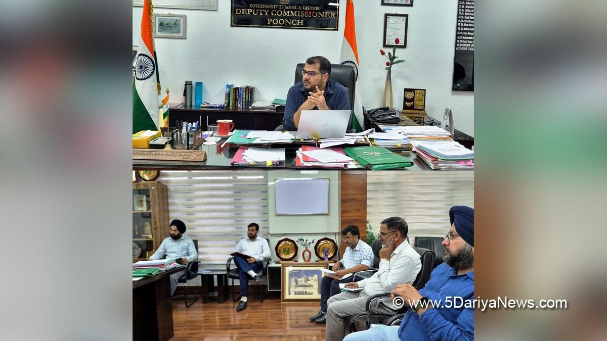 Poonch, Deputy Commissioner Poonch, Yasin M. Choudhary, Yasin Mohammad Choudhary, Kashmir, Jammu And Kashmir, Jammu & Kashmir, District Administration Poonch 