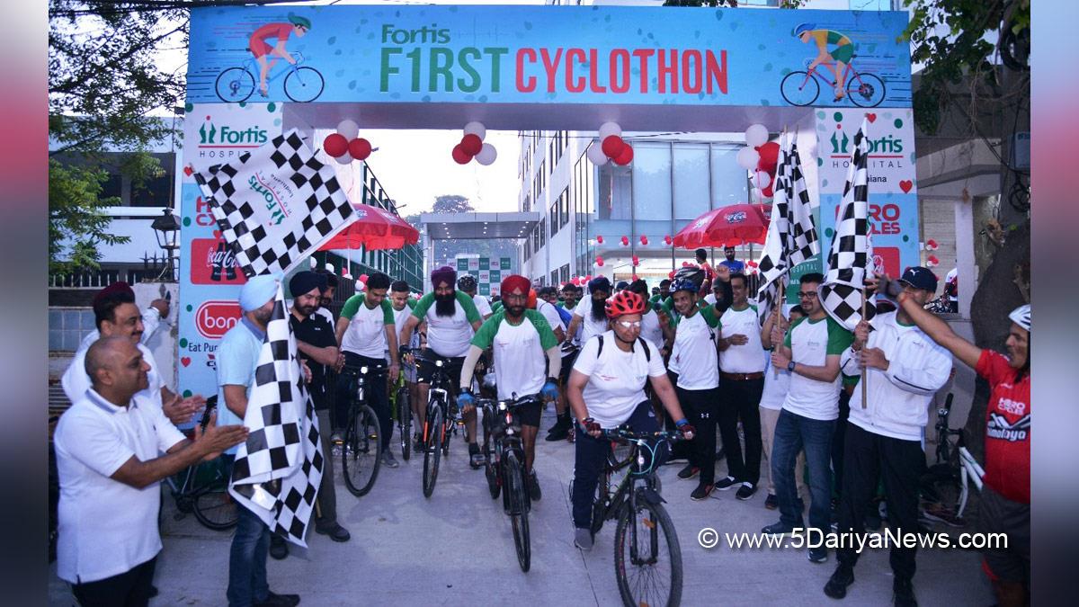 Health, Fortis Hospital,  CYCLOTHON, Hero Cycles Ltd, World Heart Day, Fauja Singh, World Heart Day CYCLOTHON, Fortis Hospital Ludhiana