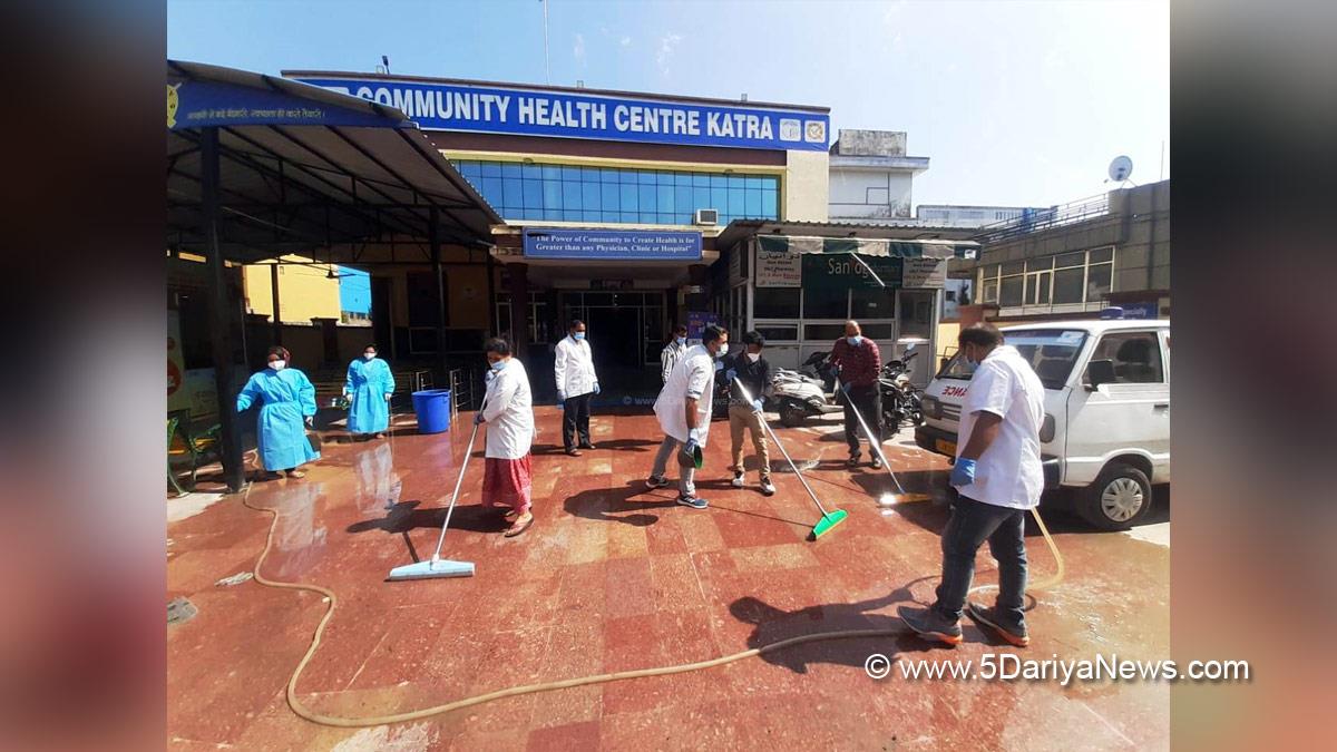 CHC Katra, Jammu, Kashmir, Jammu And Kashmir, Jammu & Kashmir, Swachhta Hi Seva, Indian Swachhta League 2.0, Swachhta League 2.0, India Vs Garbage, Garbage Free India, Indian Swachhata League, Swachhata Hi Seva, Youth Vs Garbage, Swachh Bharat, Swachh Bharat Mission, Swachhta Pakhwada, Ek Tareekh Ek Gahanta Ek Saath