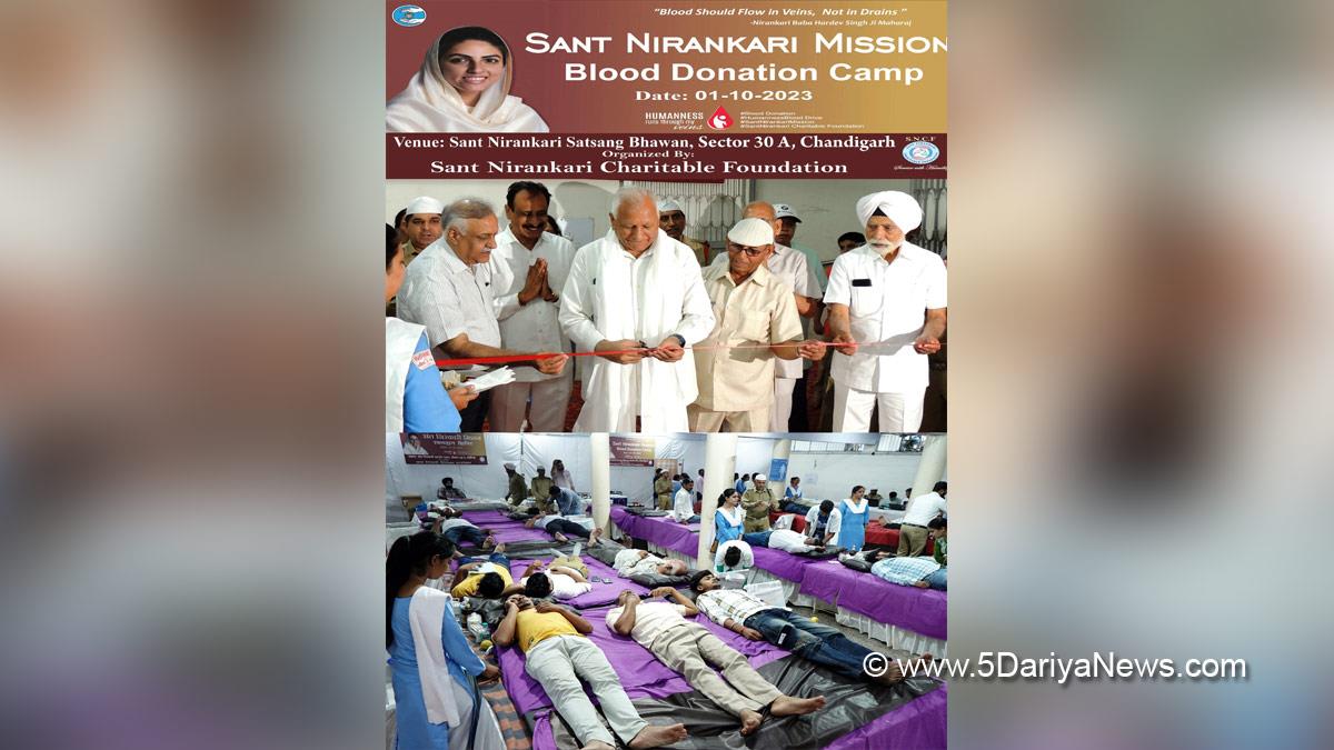 Nirankari, Satguru Mata Sudiksha ji Maharaj, Sant Nirankari charitable Foundation, Sant Nirankari Mission, Blood Donation Camp, Blood Camp